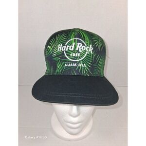 Hard Rock Cafe Guam‎ USA Palm Tree Leaves Hat Cap Snapback Love All Serve All
